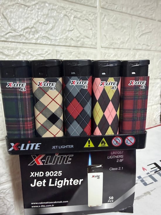 X-lite Je T Desen Baskılı Çakmak *50 Pcs