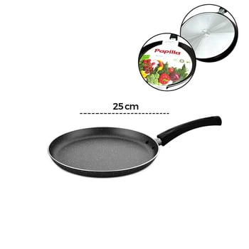 Papilla Ragnar ( Crepier Pan ) ( 25cm ) ( Krep Tava ) ( Granit ) ( Dış Kırçıl ) ( Tek Saplı ) ( Brkt-739361 )