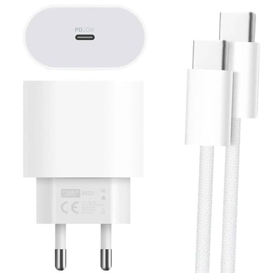 Rxs27 20w Type-c Şarj Adaptörü - Kablo Seti (apple 15 Pro-pro Max Uyumlu)
