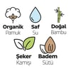 Sleepy Bio Natural Bebek Havlusu 3x40'lı