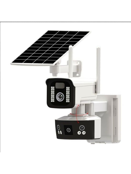 3920 6mp 4g Solar Dual Lens Ptz Kamera 3 Kamera 3+3mp