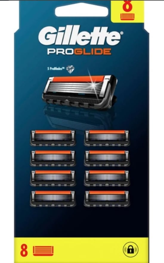 Gillette Fusion Proglide Yedek Bıçak 8'li