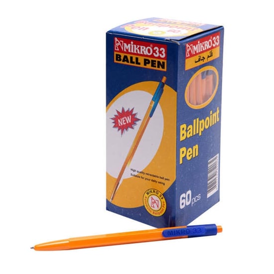 Mikro 33 Otomatik Tükenmez Kalem 50li