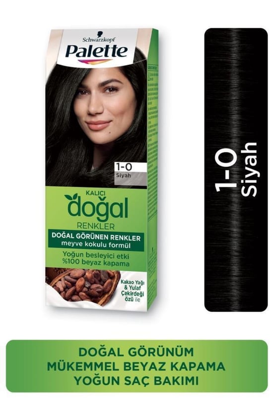Palette Pnc 1-0 Siyah Kadın Saç Boyası