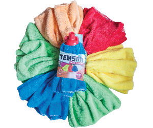 Temsan Tm-076 Mikrofiber Havlu Mop Welsoft Kartelalı