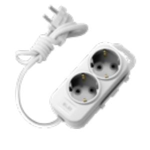 Myra 2'li Topraklı Grup Priz 1 mt Kablolu