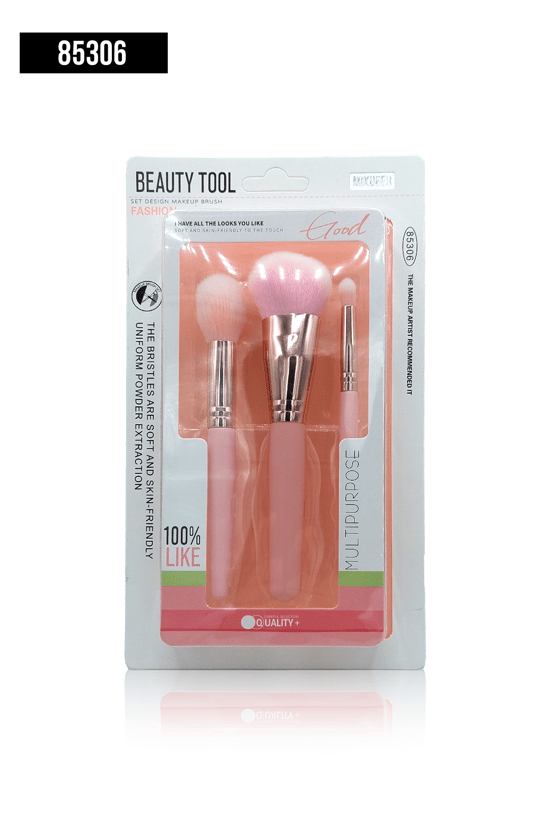 İthal Aksesuar 3'Lü Makyaj Fırçası