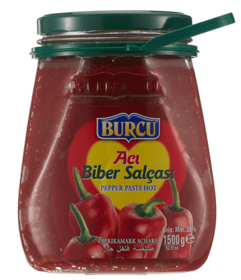 Burcu 1500gr Biber Salçası Acı