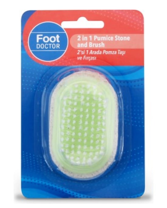 Foot Doctor 2 Si 1 Arada Pomza Taşı ve Fırçası