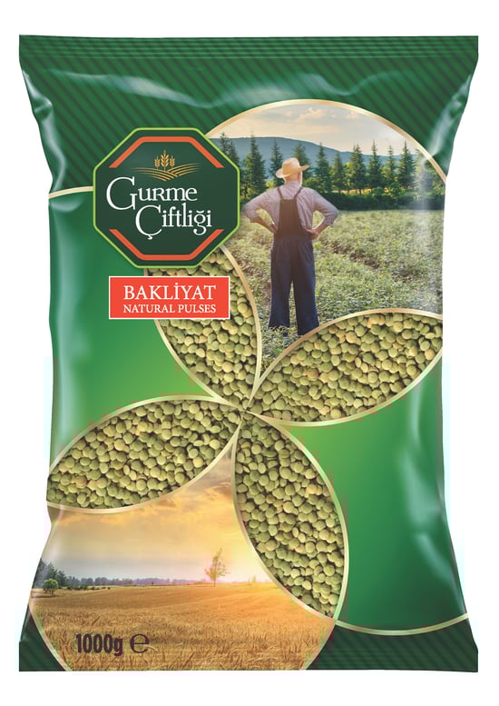 Gurme Çiftliği Yozgat Sultani Yeşil Mercimek 1 Kilogram