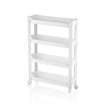 Urve Ur-3587 Rafty ( 4 Katlı ) ( Tekerlekli ) Sepet Organizer Düzenleyici ( Raf Ünitesi ) ( 465x145x670mm )