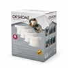 Okshome Oks-crs-01 ( 4pcs Köşelik ) ( Kaymaz Tasarım ) ( Çarşaf Düzenleyici & Sabitleyici Gözükmez Çarşaf ) Çarşafmatik