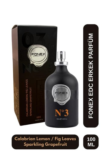 Fonex No:3 Edc Erkek Parfüm 100 Ml Calabrian Lemon & Fig Leaves