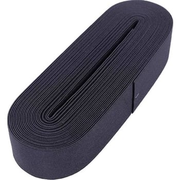 Huzur ( Siyah & 4cm ) Paça Lastik Yassı Geniş 10mt.