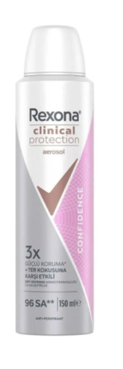 Rexona Clinical Protection Confidence 3x Daha Güçlu Koruma Deodorant 150 Ml