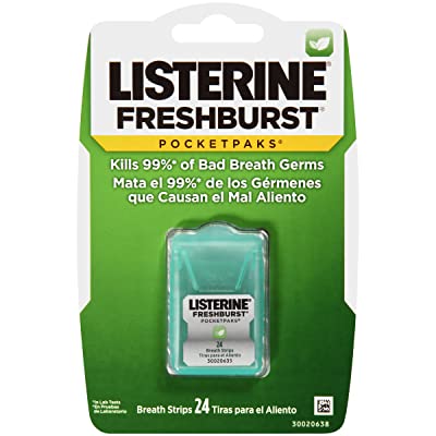 Listerine Damak Strip Fresh Burst Nefes Ferahlatıcı 24 Yaprak