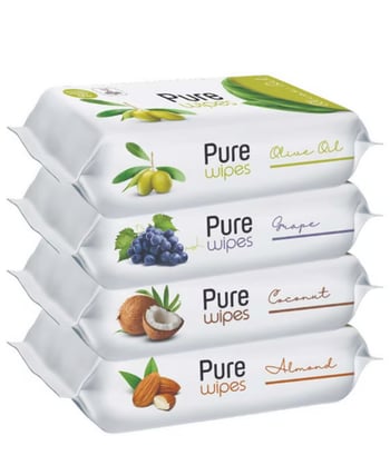 Pure Baby Islak Mendil 50'li Paket X 36'lı Karma Koli