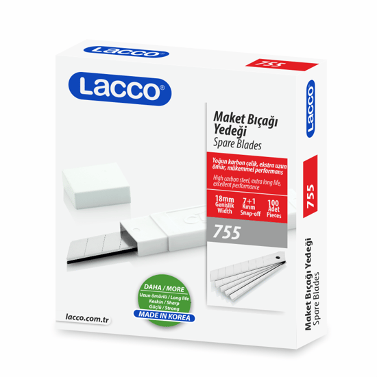 Lacco Maket Bıçağı Yedeği - 18 Mm