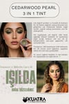 Kuatra Cedarwood Pearl Krem Far, Eyeliner Doğal İçerikli