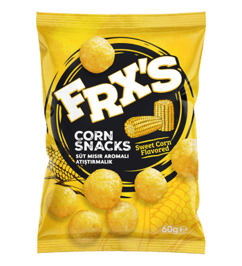 Frx’s Süt Mısır Aromalı Mısır Cipsi 60 G – Sweet Corn Flavored Corn Snacks