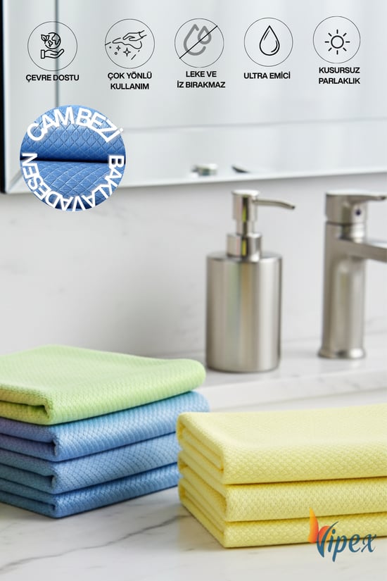 Vipex 40x40 cm Baklava Desen Cam Bezi 240 Gsm Sarı Renk