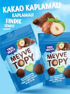 Trio Move Meyve Topy Kakao Kaplamalı Fındık Ezmesi Dolgulu Meyve Topları 96 gr