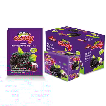 Juice Candy Karadut Aromalı Toz İçecek 24lü