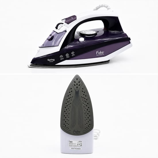 Fakir Spring ( Purple = Mor ) Buharlı Ütü Seramik Taban 2600w ( Buhar 30-120gr)