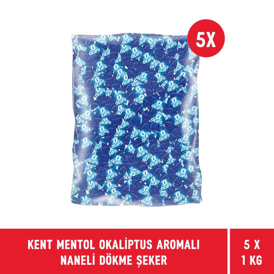 Kent Mentol Okaliptus Aromalı Dökme Bayram Şekeri 1 Kg - 5 Adet