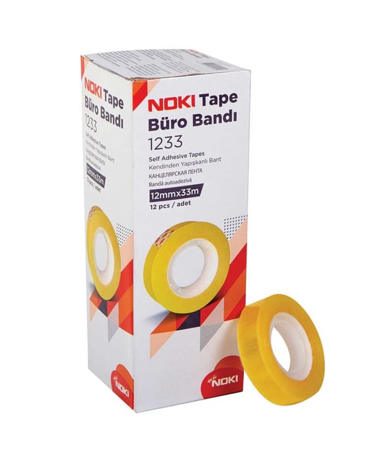 Noki 1233 Büro Bandı 12 Mmx33m 12'li Paket