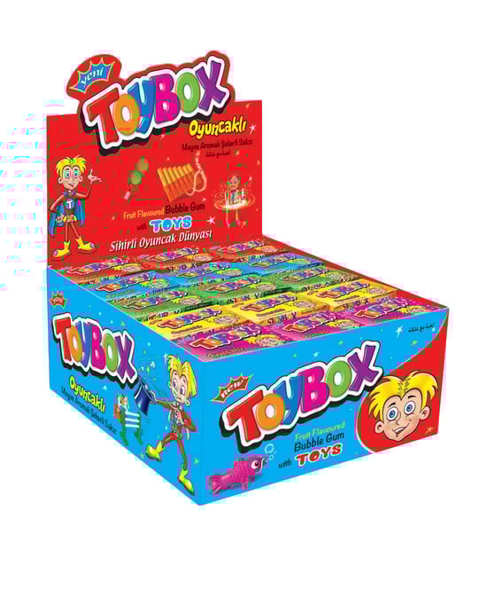 Toybox Sakız 60'lı Oyuncaklı Meyve Aromalı