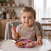 Wee Baby Silikon Uçlu 2'li Mama Kaşığı - Yeşil-turuncu