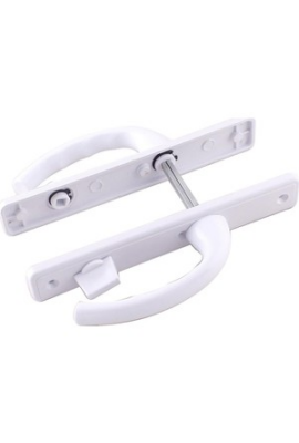 Poşetli ( Banyo-wc & Kilitli ) ( Beyaz ) Pvc Kapı Kolu