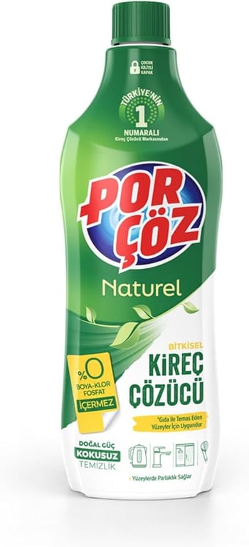 Levent Porçöz Bitkisel Kireç Çözücü 1000 M*12