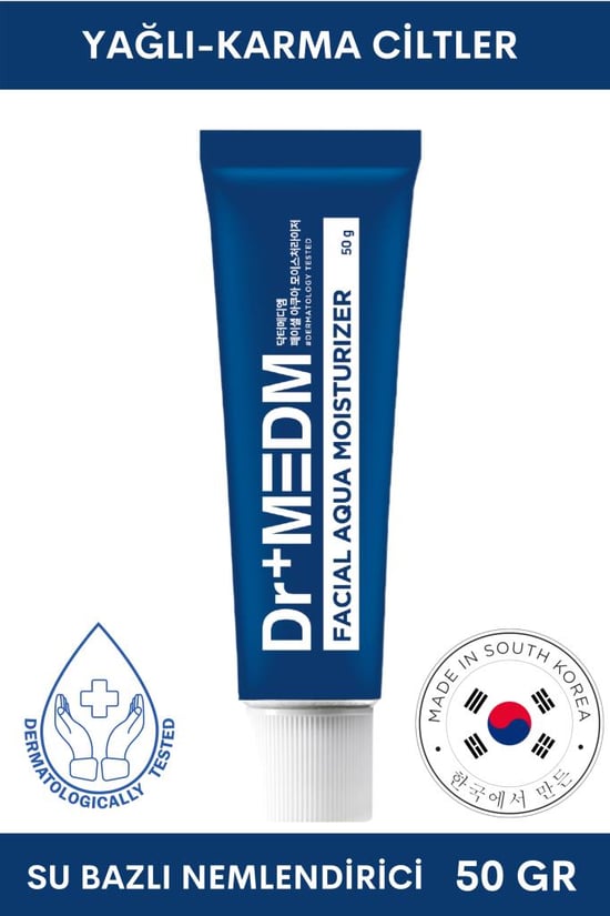 Dermal Dr+medm Facial Aqua Yağlı ve Karma Ciltler için Su Bazlı N