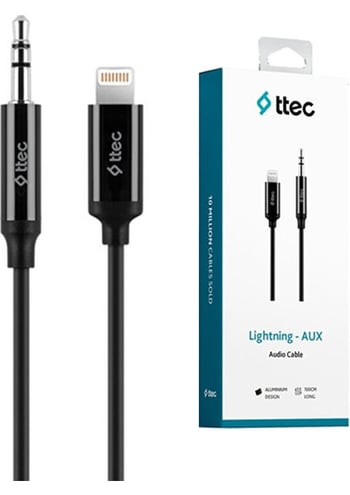 Ttec Iphone Lightning – Aux Ses Kablosu 100 cm Siyah 🎧
