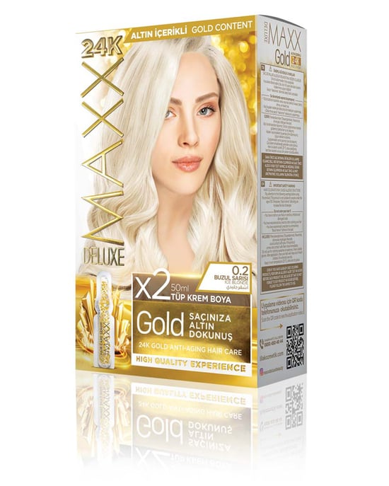 Maxx Deluxe Gold Beauty Set Boya 0.2 Buzul Sarısı