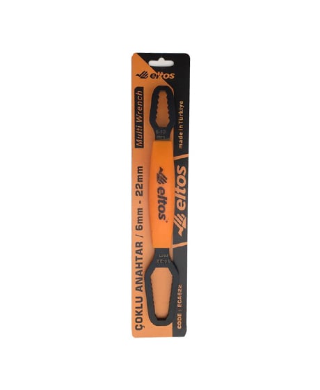 Eltos Eca-622 Çoklu Anahtar ( Siyah ) ( 6mm - 22mm ) ( Çift Taraflı=m6----m13 & M14----m22mm )