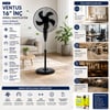 Ventus ( 16" İnç ) ( Ev Tipi ) Ayaklı Vantilatör ( 45w ) ( 5 Pls.pervane ) ( 3 Kademe Hız ) Fan