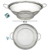 İ22-417 ( 28cm ) ( Metal Kulplu ) Tel Sepet Süzgeç