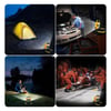 Q-max Ps-d004a ( Ip66 ) Güneş Enerjili Led Işık ( Solar ) ( Projektör & Fener & Powerbank ) ( Çakarlı ) ( Kamp & Dış Mekan ) (84x4=336led) (12000mah)