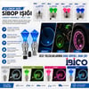 İ18-021 ( 2pcs ) ( Şeffaf ) ( Elmas Kesim Prizma Model ) Sibop Işık ( Pilli ) (bisiklet & Motor & Araç)(hareket Sensörlü)