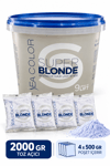 Sea Color Super Blonde Lightener 9 Ton Toz Açıcı 2000 Gr