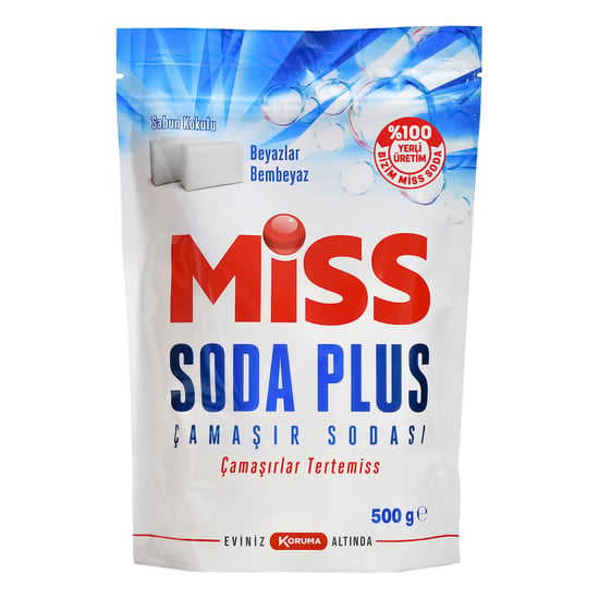 Miss Soda Plus Çamaşır Sodası 500 Gr X12