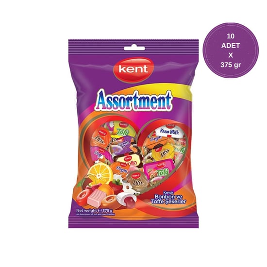 Kent Assortment Karışık Bayram Şekeri 375 Gr X 10 Adet