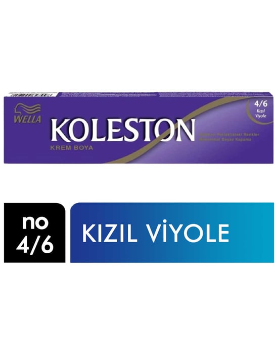 Koleston Saç Boyası Tüp No 4/6 Kızıl Viyole