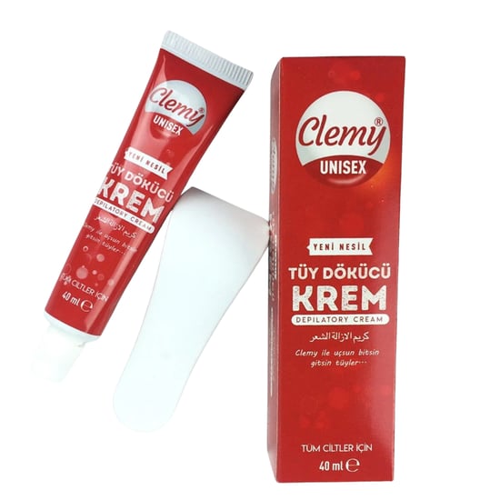 Clemy Unisex Tüm Ciltler için Tüy Dökücü Krem 40 Ml