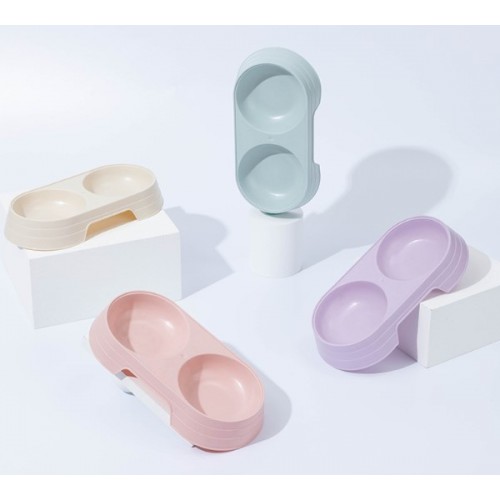 DİYARI FIRSAT Çift Bölmeli Evcil Hayvan Mama Kabı