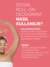 Zederma Doğal Roll-on Deodorant Gül