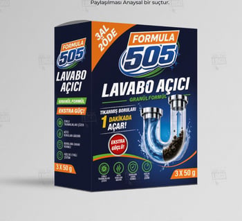 Formula 505 Lavabo Açıcı Toz 3*50 gr